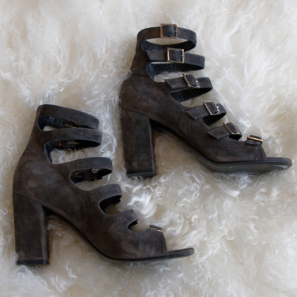 Babies 90 Babies Multi Buckle-Strap Brushed-Suede - Picture 5 of 8